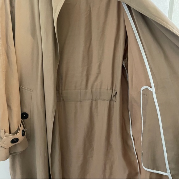 Zara beige trench coat preowned - Picture 3 of 6